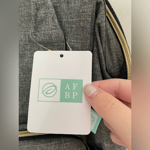 Afbp Sydney Breast Pump Backpack Gray New With Tags - Picture 2 of 10